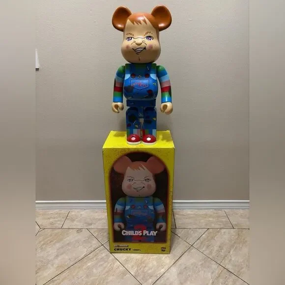 Medicom Toy Be@rbrick 1000 Chucky Bearbrick Child Play Child's GOOD GUY - Picture 1 of 10